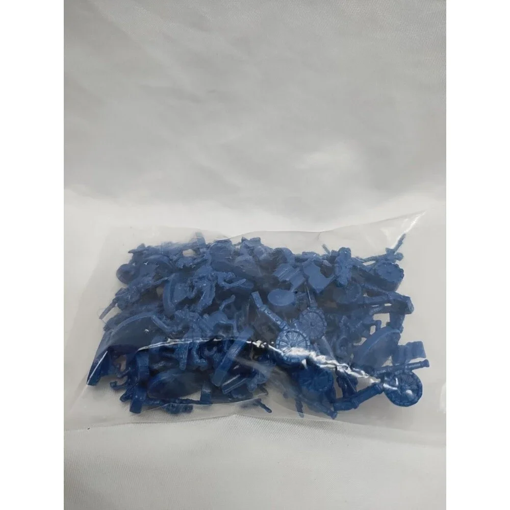 Sealed Set Of (60) 2003 Risk Blue Board Game Player Pieces
